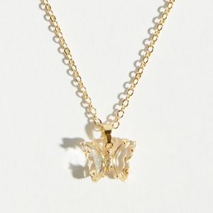 Crystal Butterfly Necklace